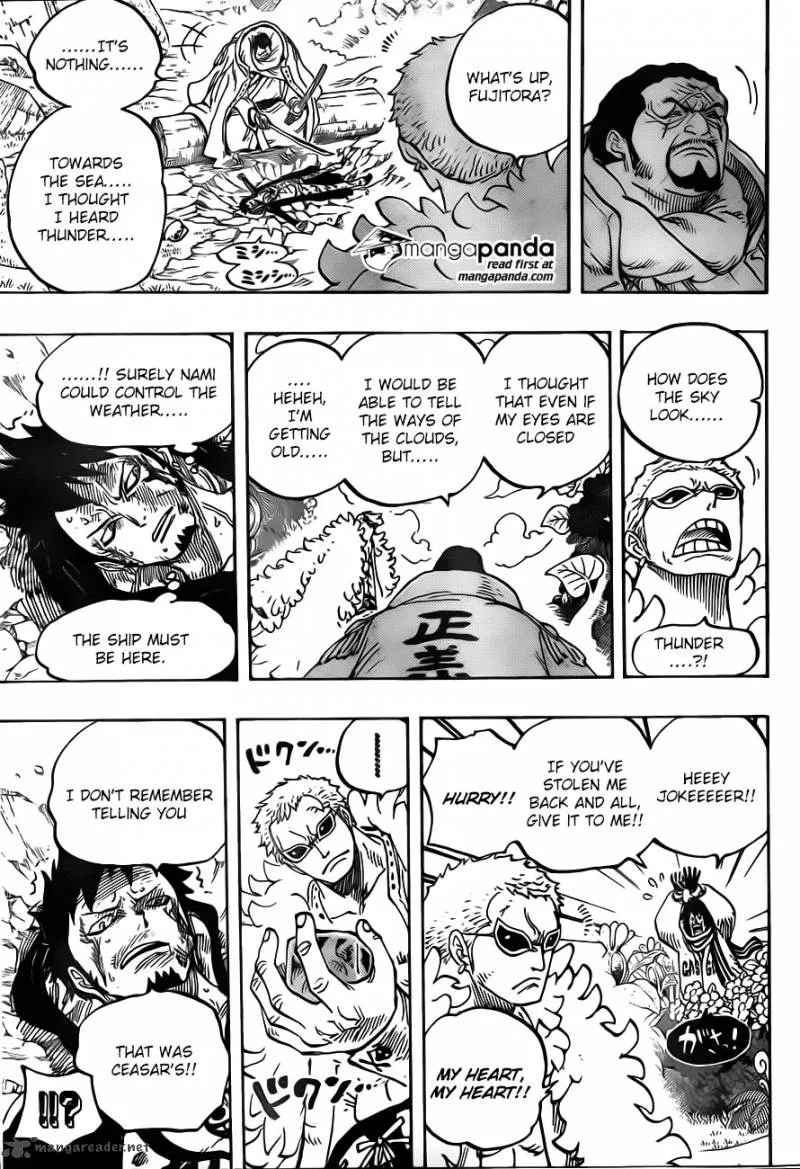 One Piece Chapter 723: A change of plans. – Page 13