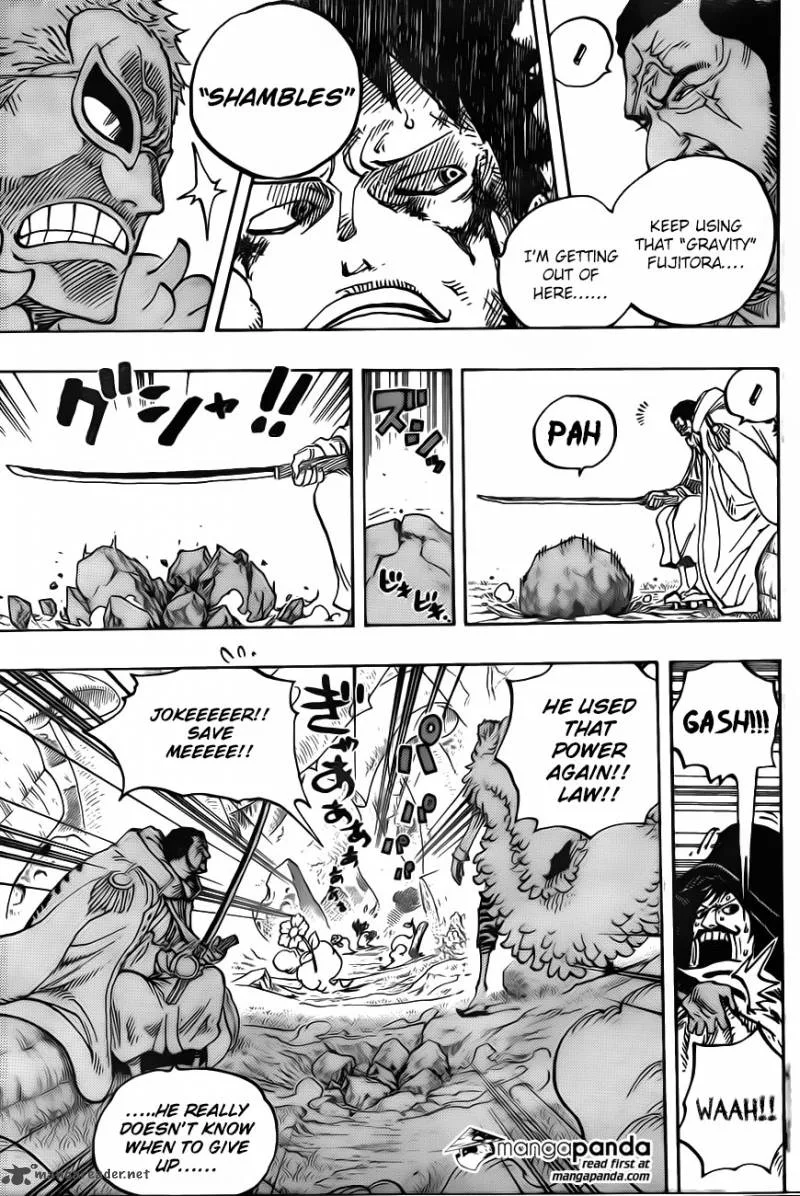 One Piece Chapter 723: A change of plans. – Page 15