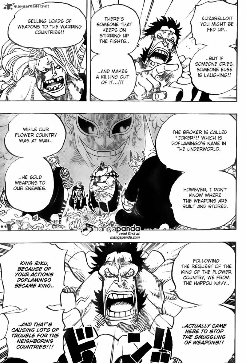 One Piece Chapter 726: The Riku family – Page 7