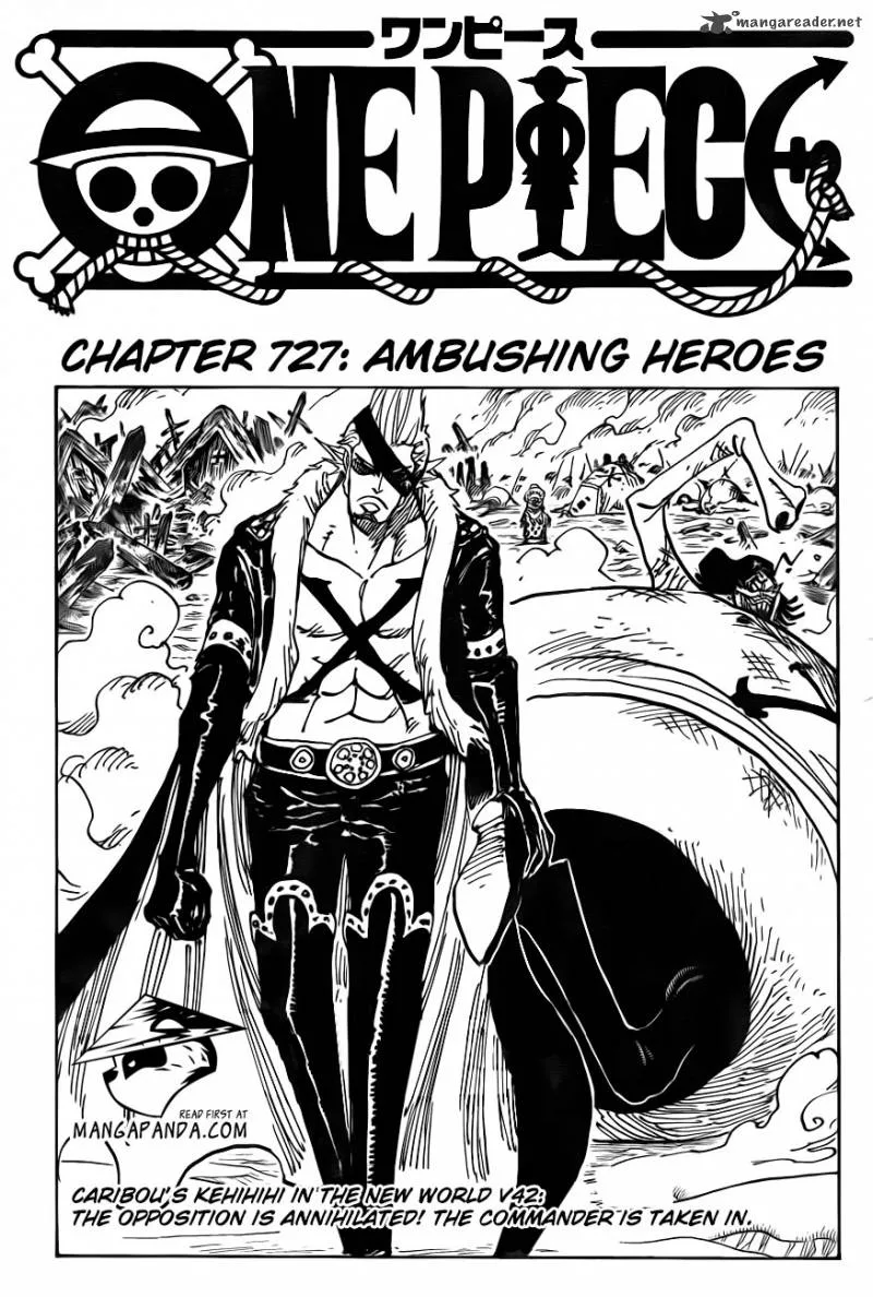 One Piece Chapter 727: Ambushing heroes. – Page 3