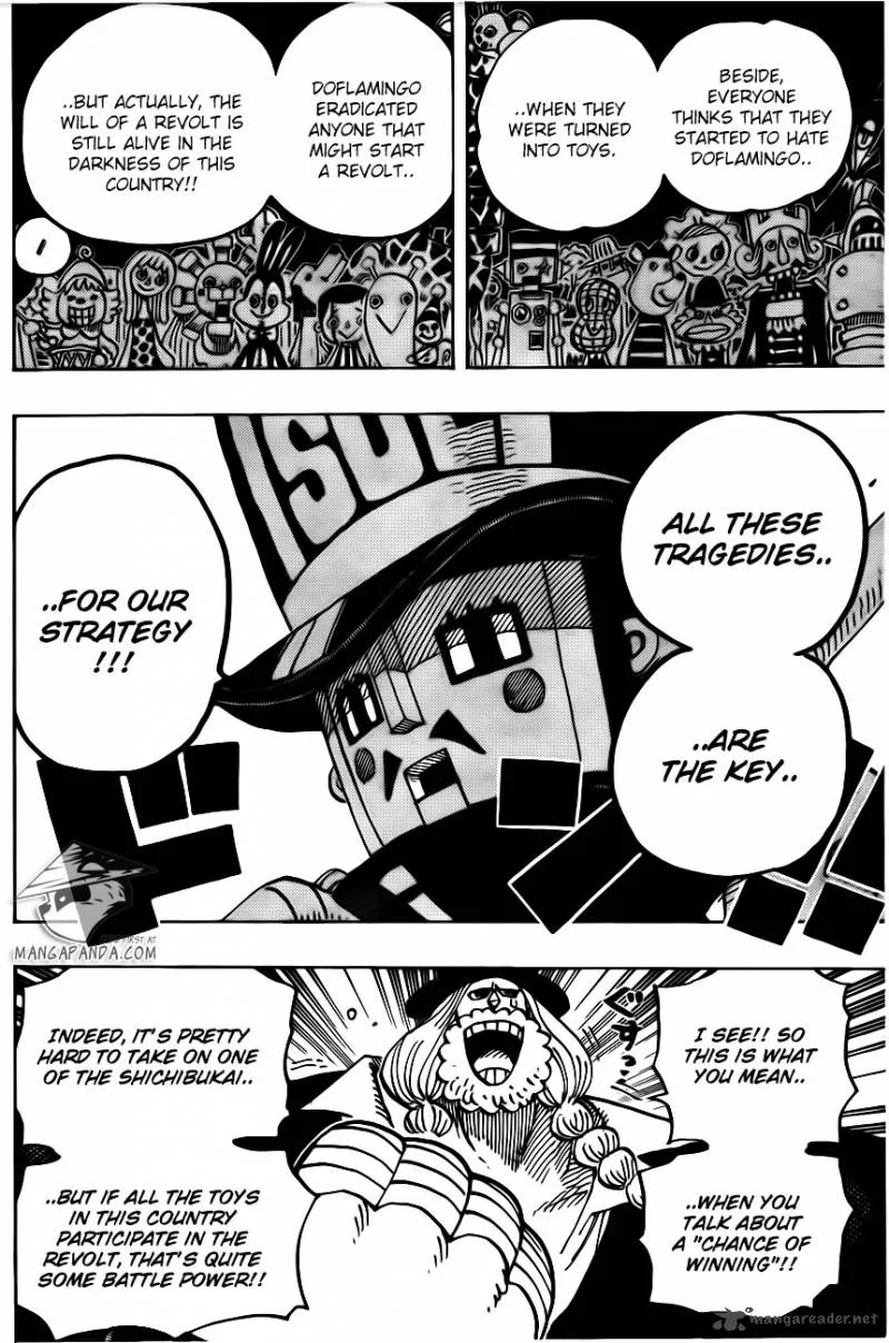 One Piece Chapter 728: Tragedies – Page 16