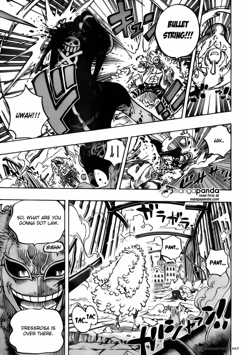 One Piece Chapter 729: Shichibukai Doflamingo VS Shichibukai Law – Page 7