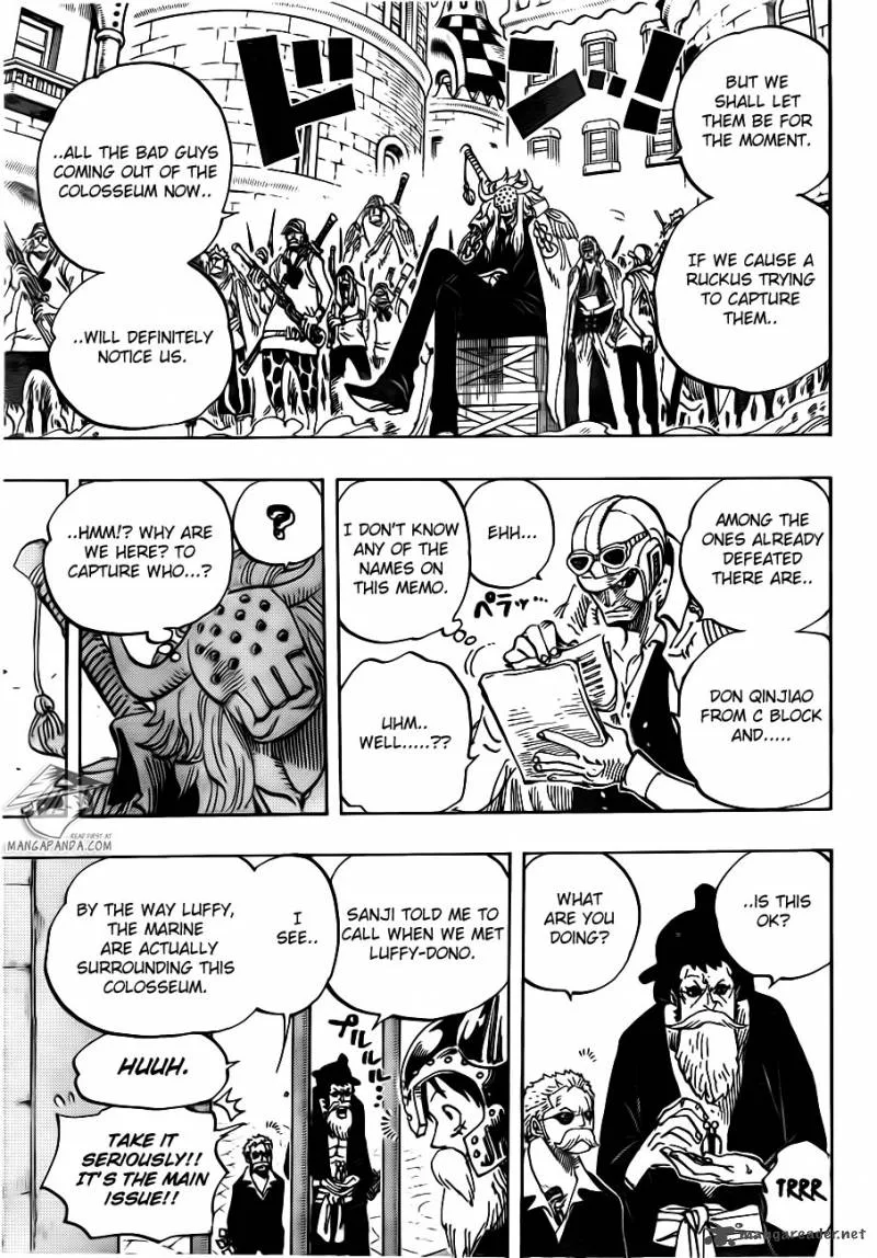 One Piece Chapter 729: Shichibukai Doflamingo VS Shichibukai Law – Page 11