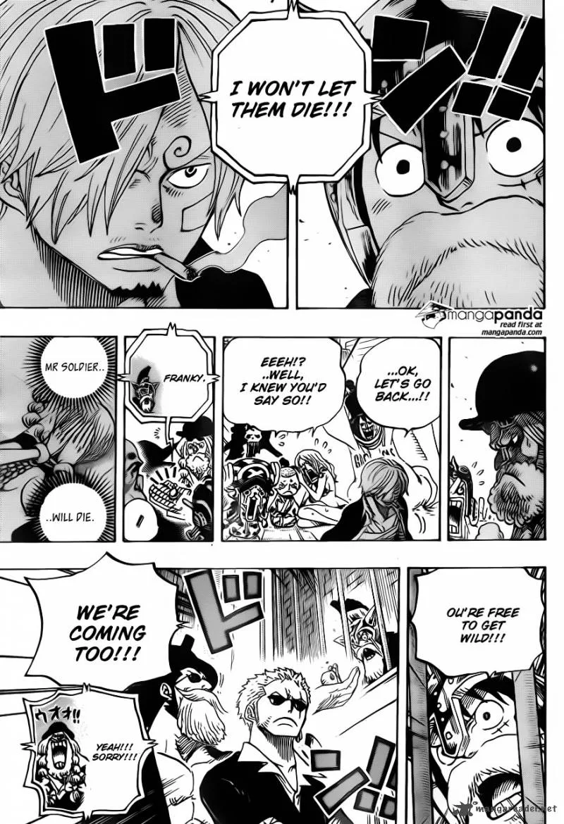 One Piece Chapter 729: Shichibukai Doflamingo VS Shichibukai Law – Page 15
