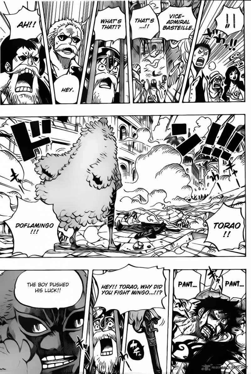 One Piece Chapter 729: Shichibukai Doflamingo VS Shichibukai Law – Page 17