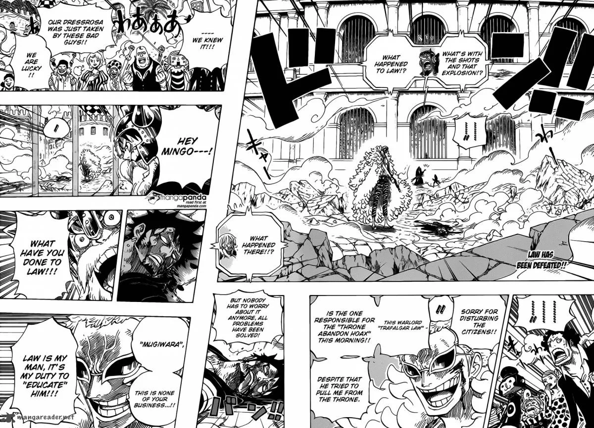 One Piece Chapter 730: 3 Cards – Page 4