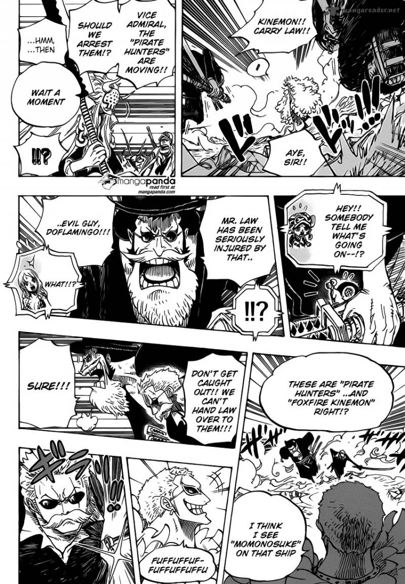 One Piece Chapter 730: 3 Cards – Page 5