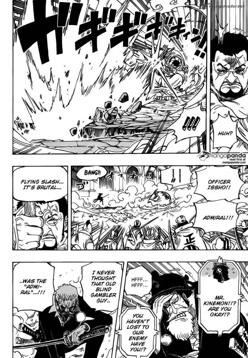 One Piece Chapter 730: 3 Cards – Page 9