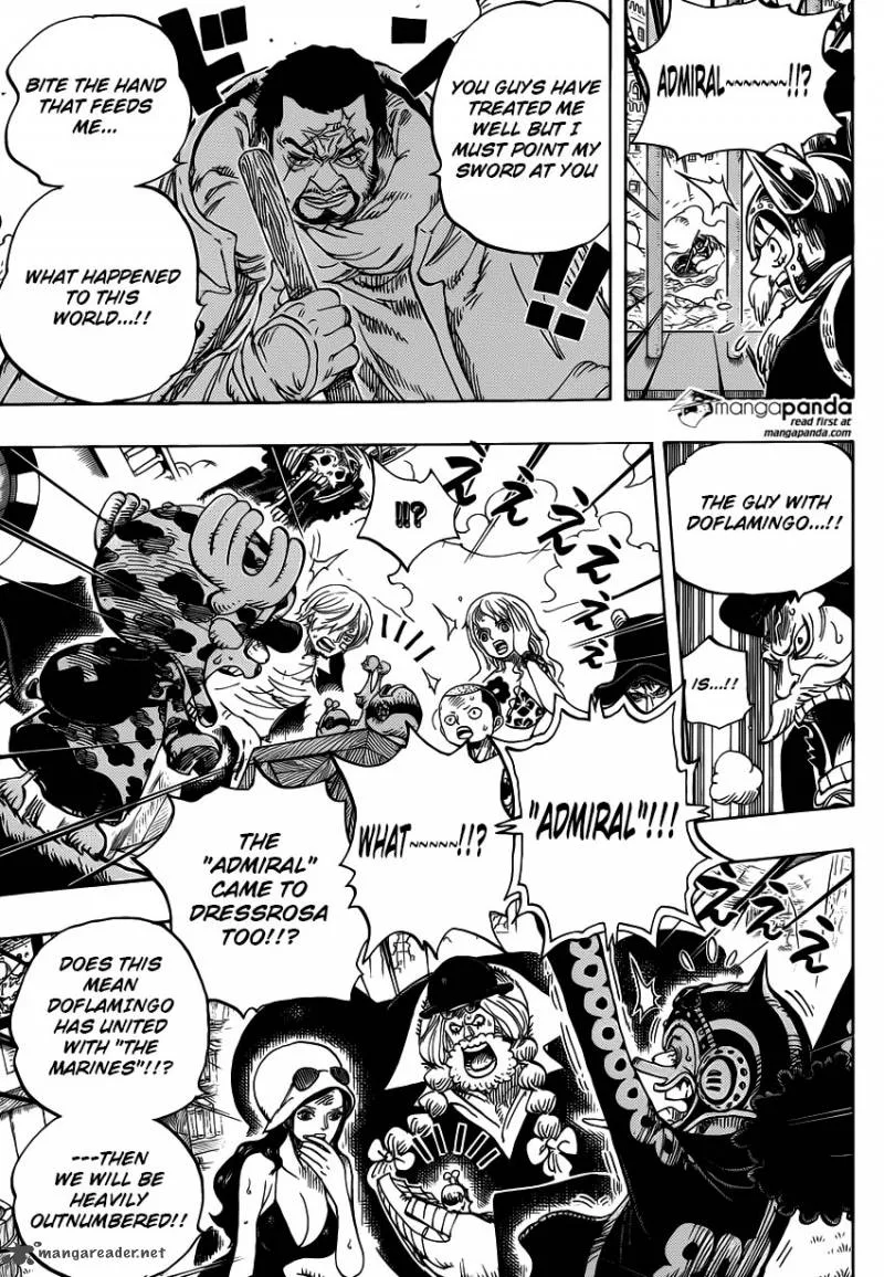 One Piece Chapter 730: 3 Cards – Page 10