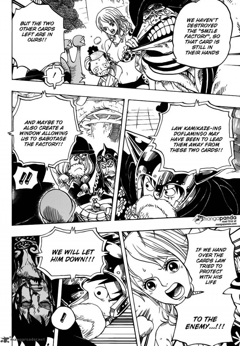 One Piece Chapter 730: 3 Cards – Page 16