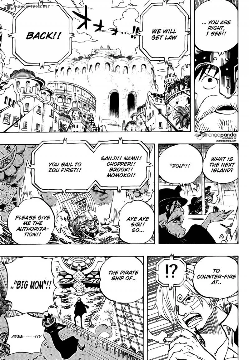 One Piece Chapter 730: 3 Cards – Page 17