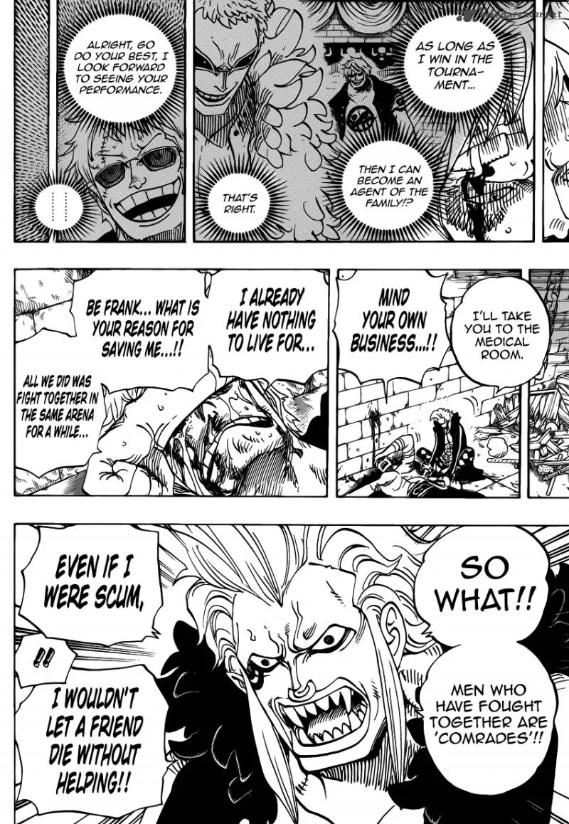 One Piece Chapter 731: Dressrosa Operation SOP – Page 4