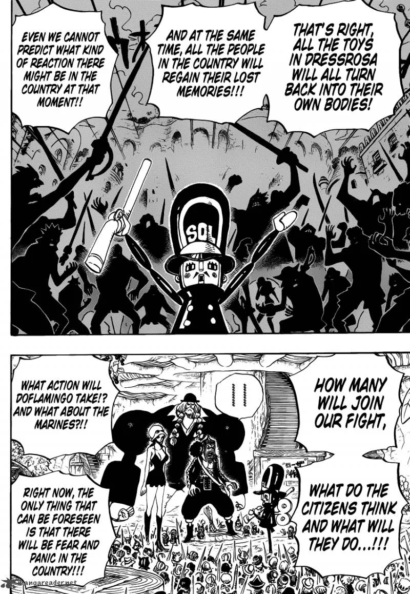One Piece Chapter 731: Dressrosa Operation SOP – Page 8