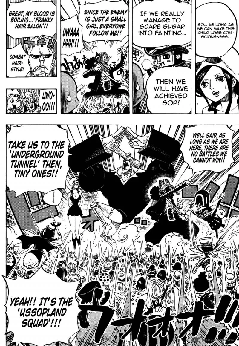 One Piece Chapter 731: Dressrosa Operation SOP – Page 10