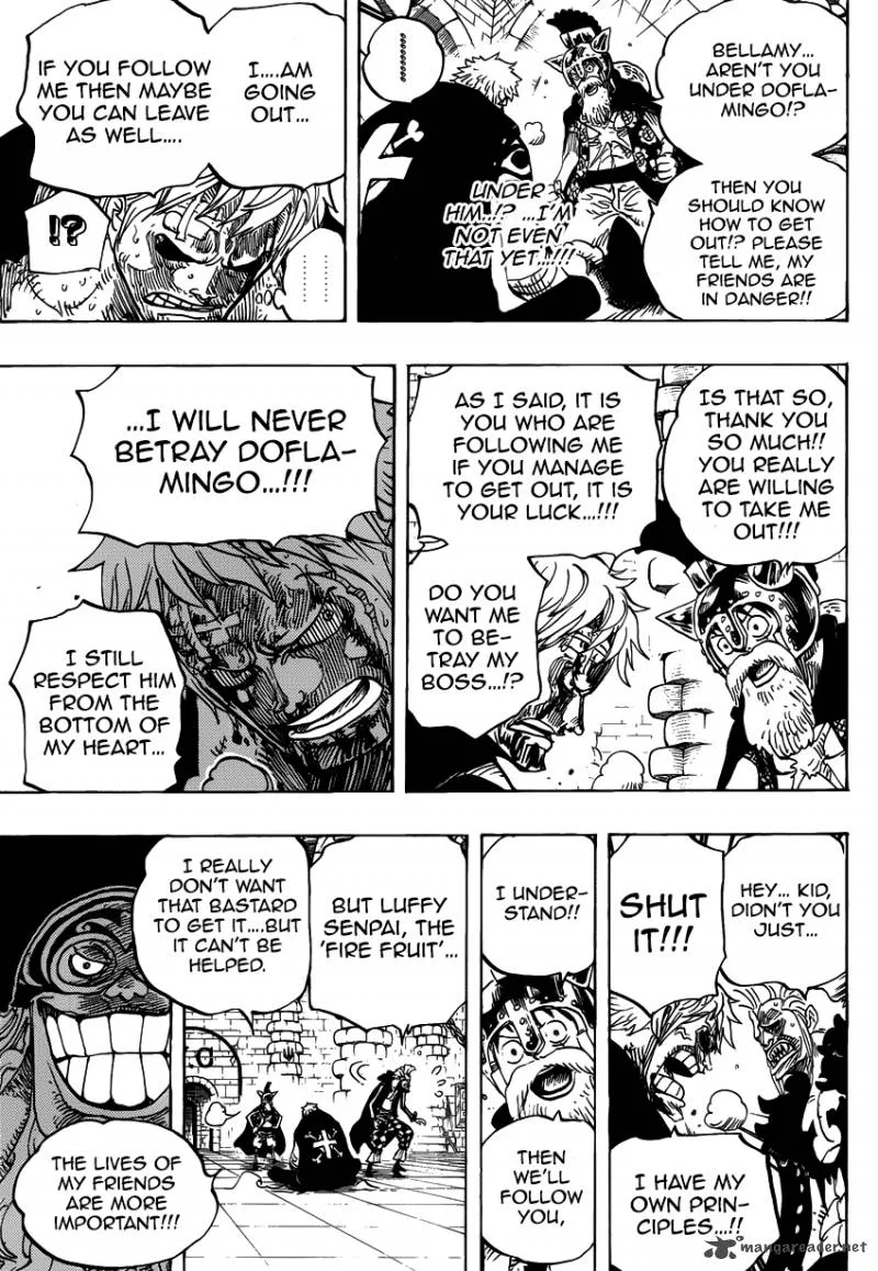 One Piece Chapter 731: Dressrosa Operation SOP – Page 13