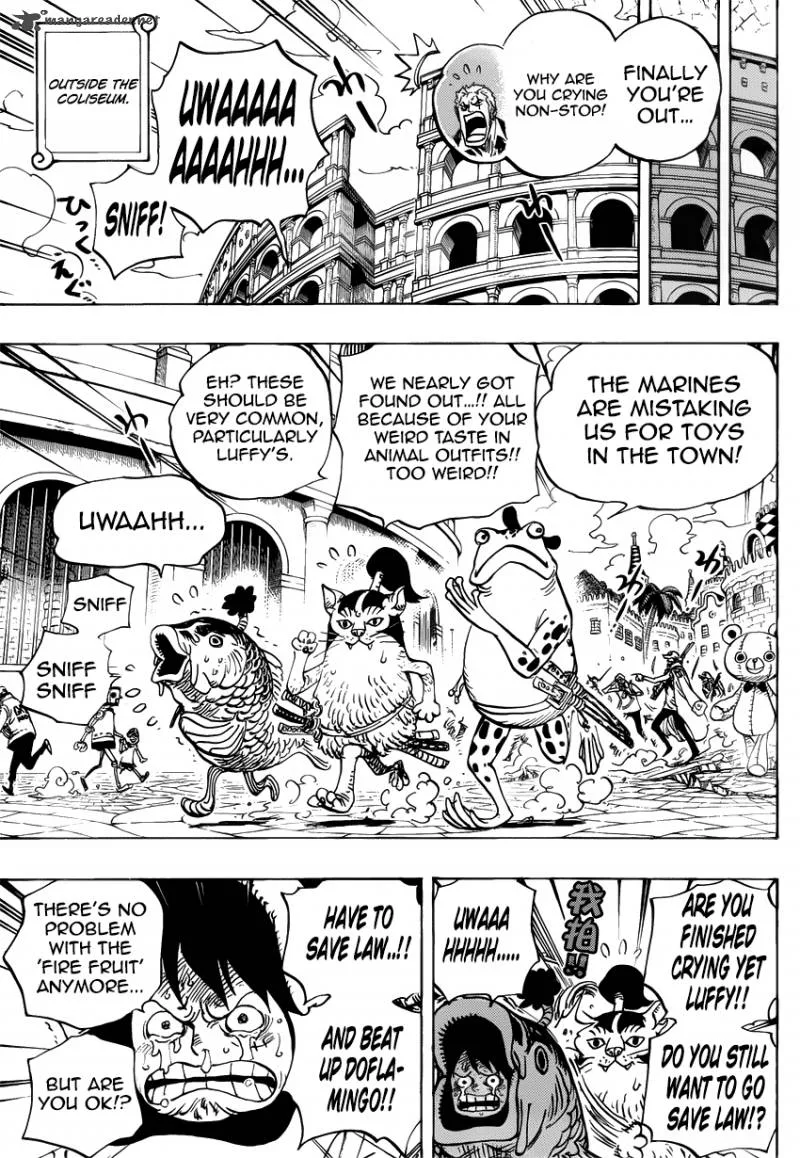 One Piece Chapter 731: Dressrosa Operation SOP – Page 17