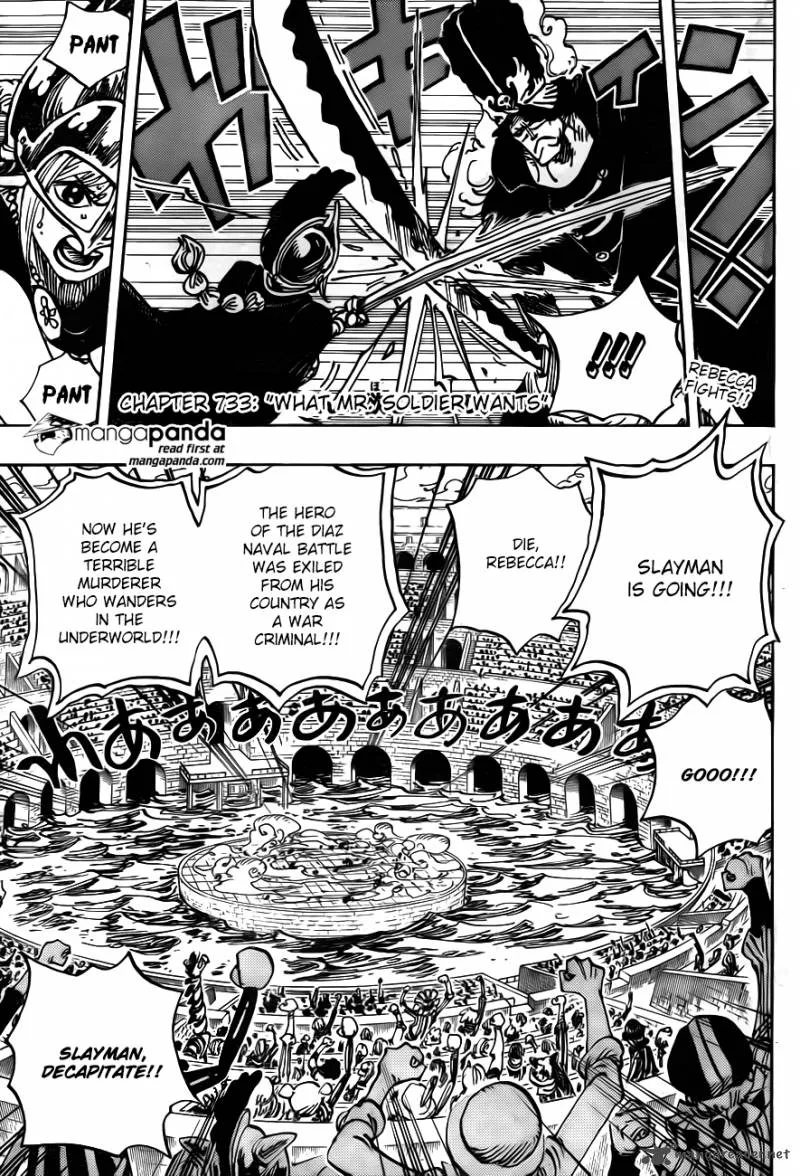 One Piece Chapter 733: What mr. Soldier wants – Page 2