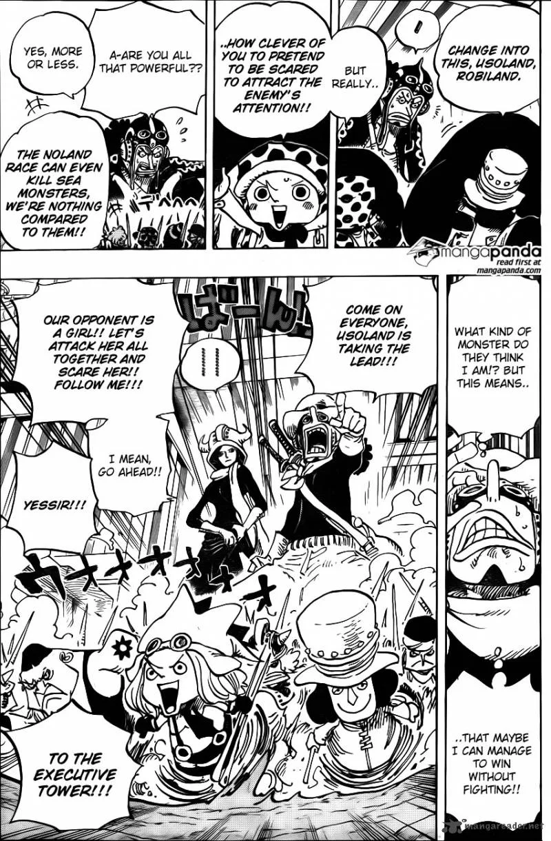 One Piece Chapter 733: What mr. Soldier wants – Page 10
