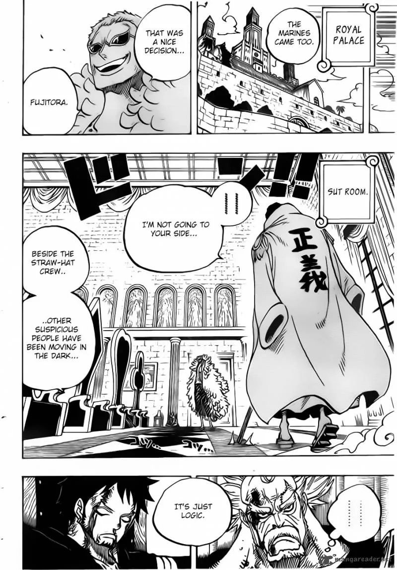 One Piece Chapter 735: Fujitora's intentions – Page 16