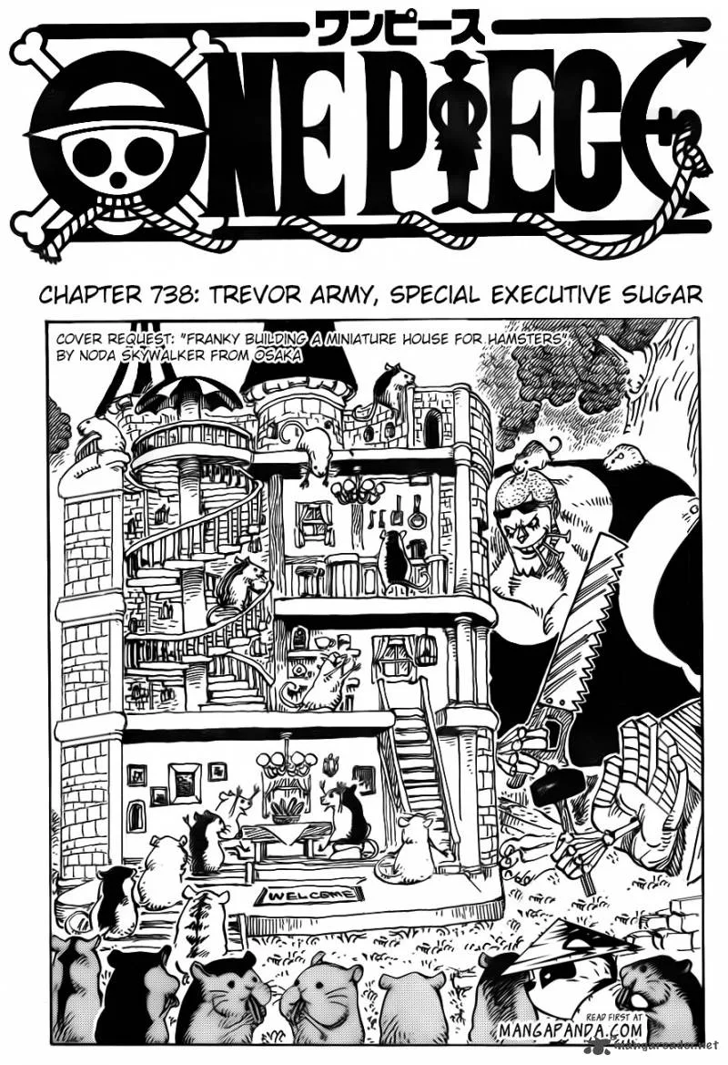 One Piece Chapter 738: Trevor army, special executive Sugar – Page 3