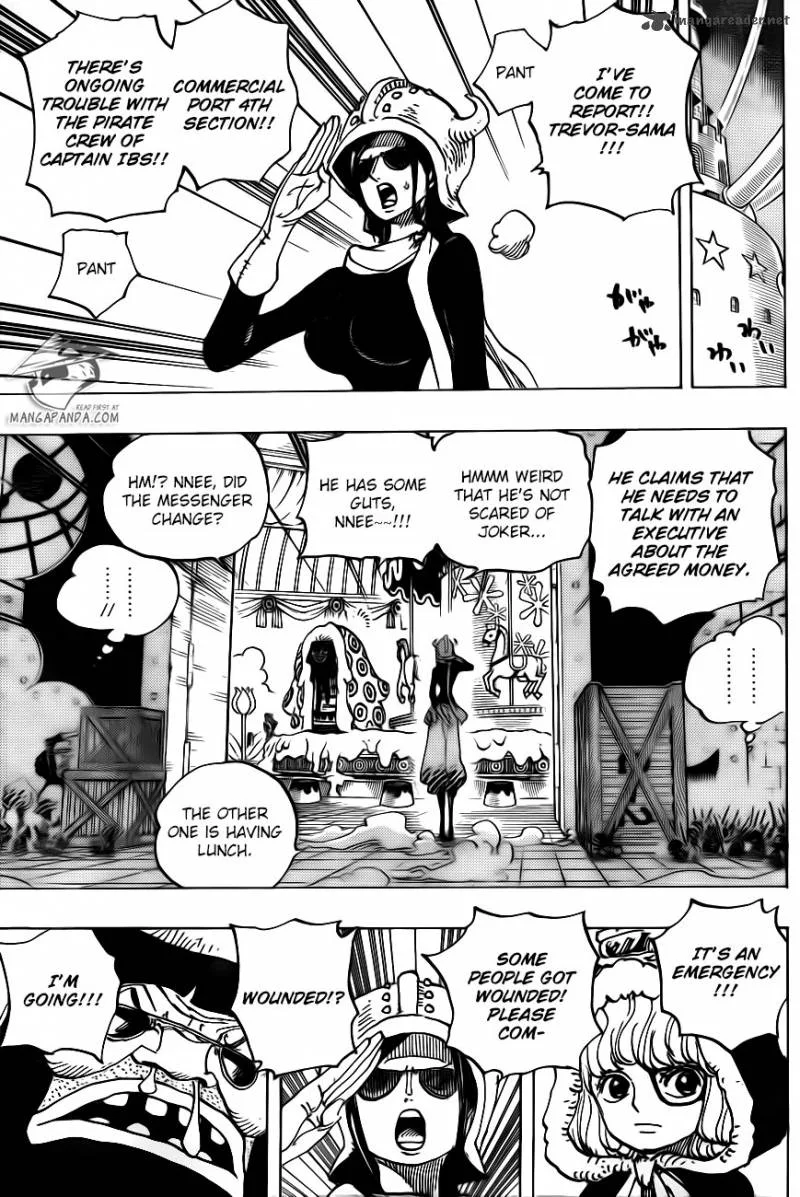 One Piece Chapter 738: Trevor army, special executive Sugar – Page 10