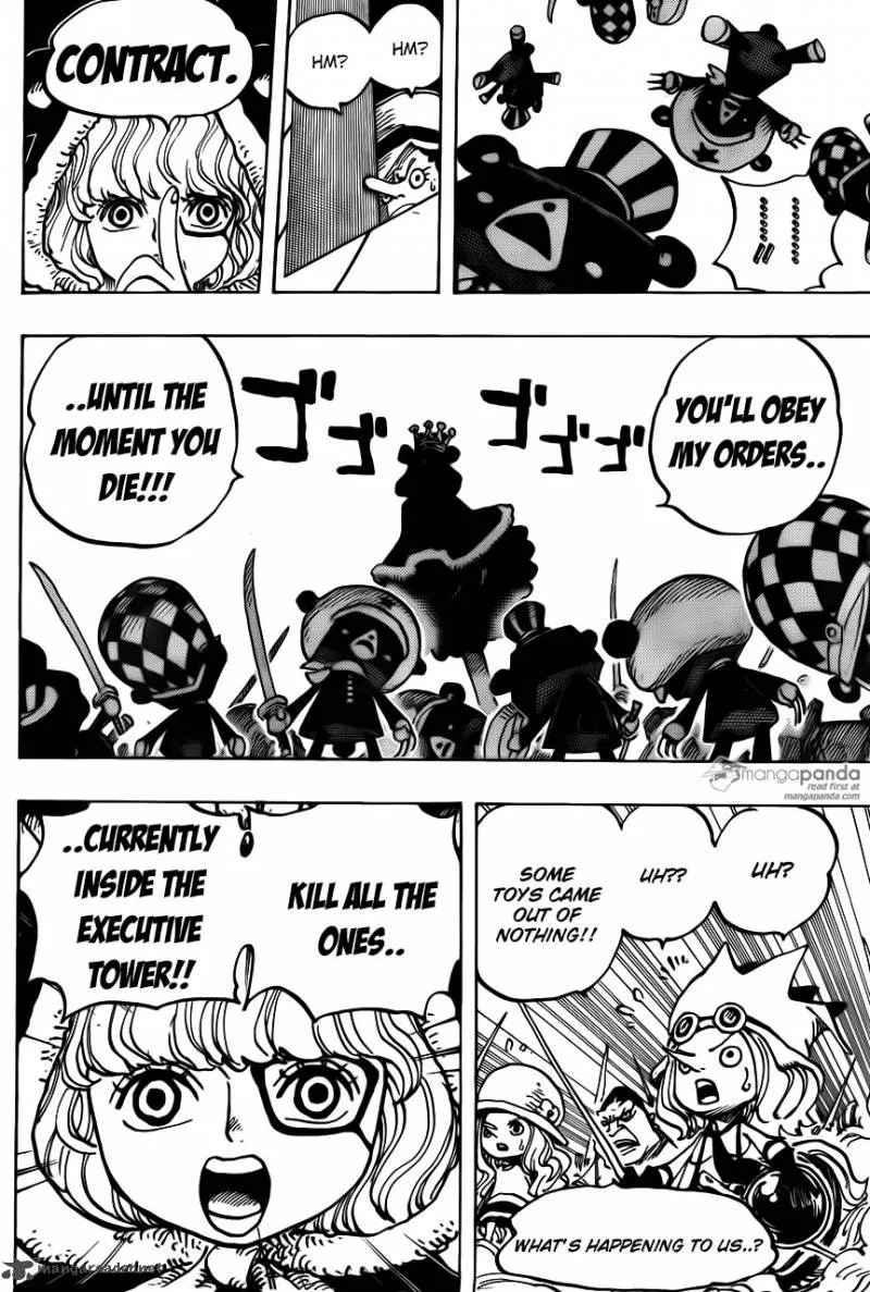 One Piece Chapter 738: Trevor army, special executive Sugar – Page 15