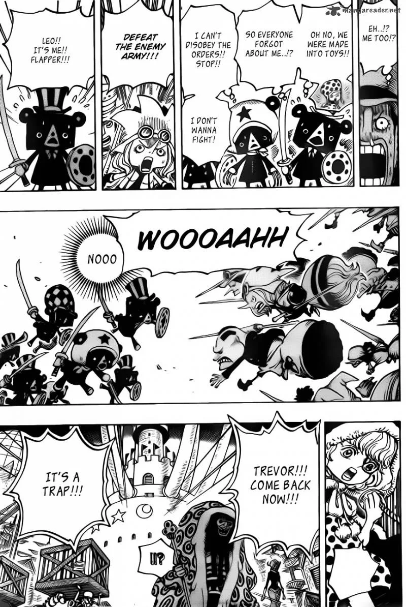 One Piece Chapter 738: Trevor army, special executive Sugar – Page 16