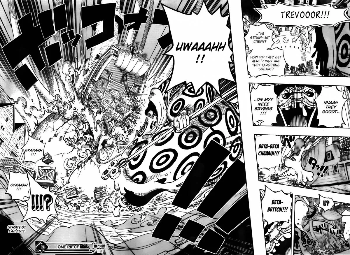 One Piece Chapter 738: Trevor army, special executive Sugar – Page 19