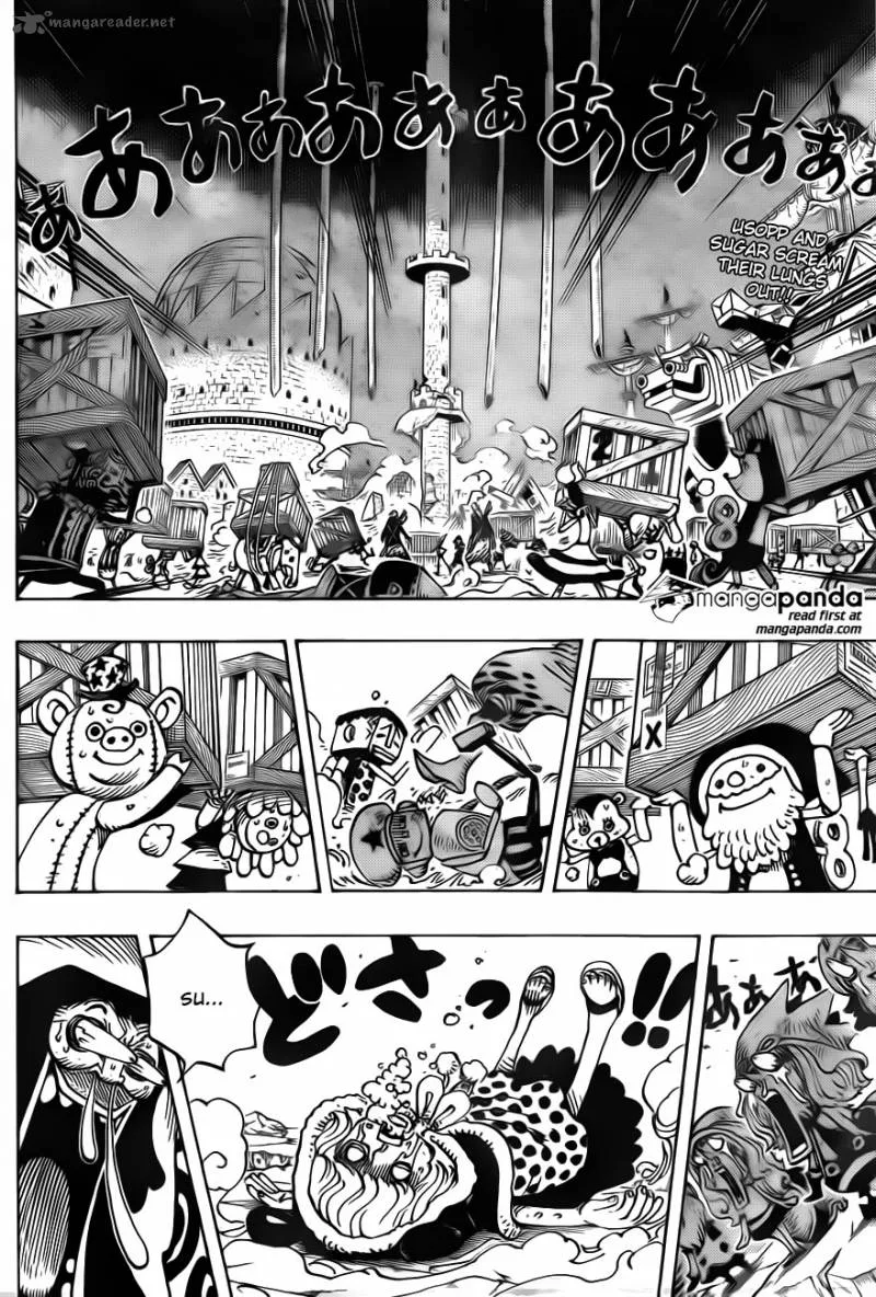 One Piece Chapter 743: Big jolts in Dressrosa – Page 4