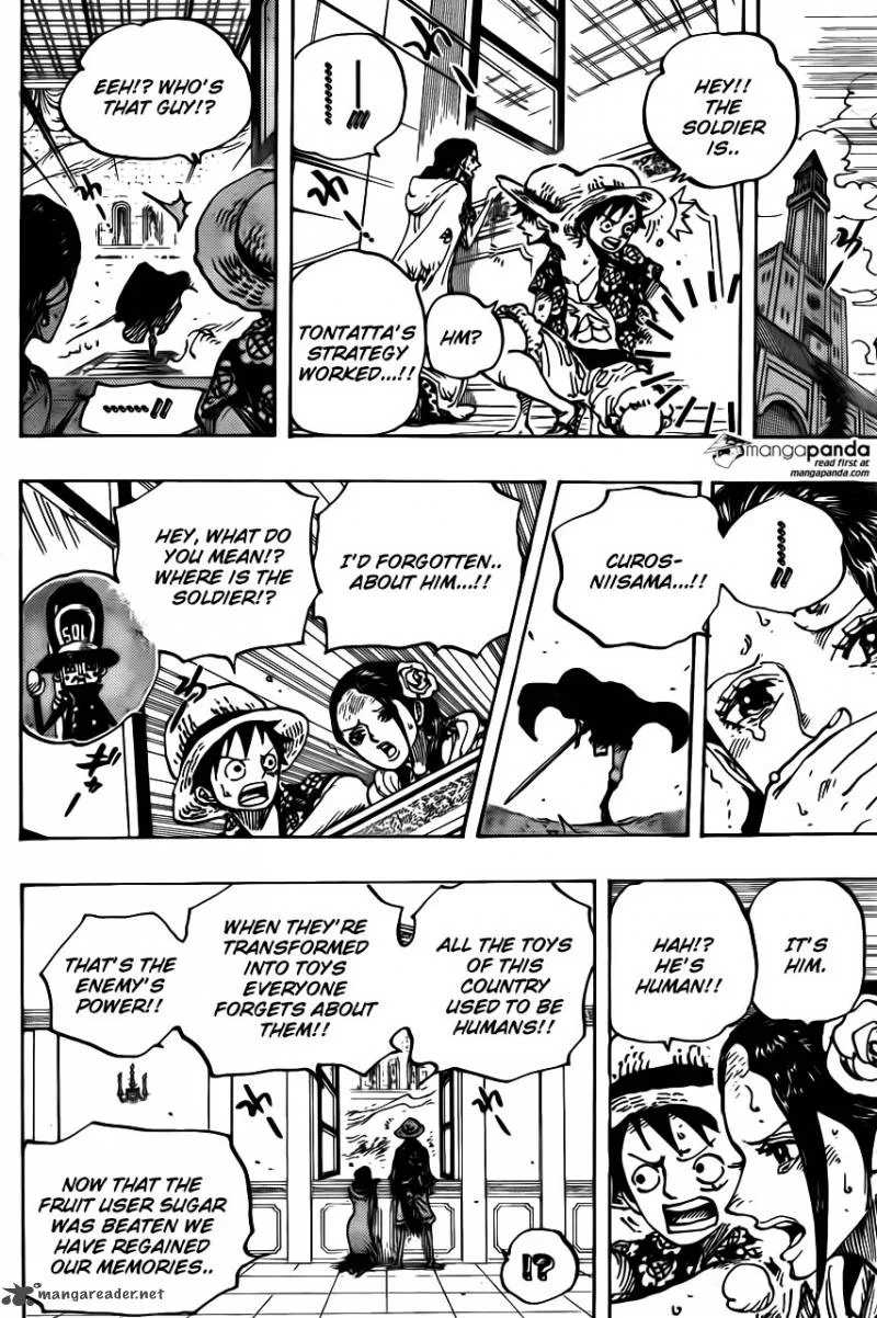 One Piece Chapter 743: Big jolts in Dressrosa – Page 13