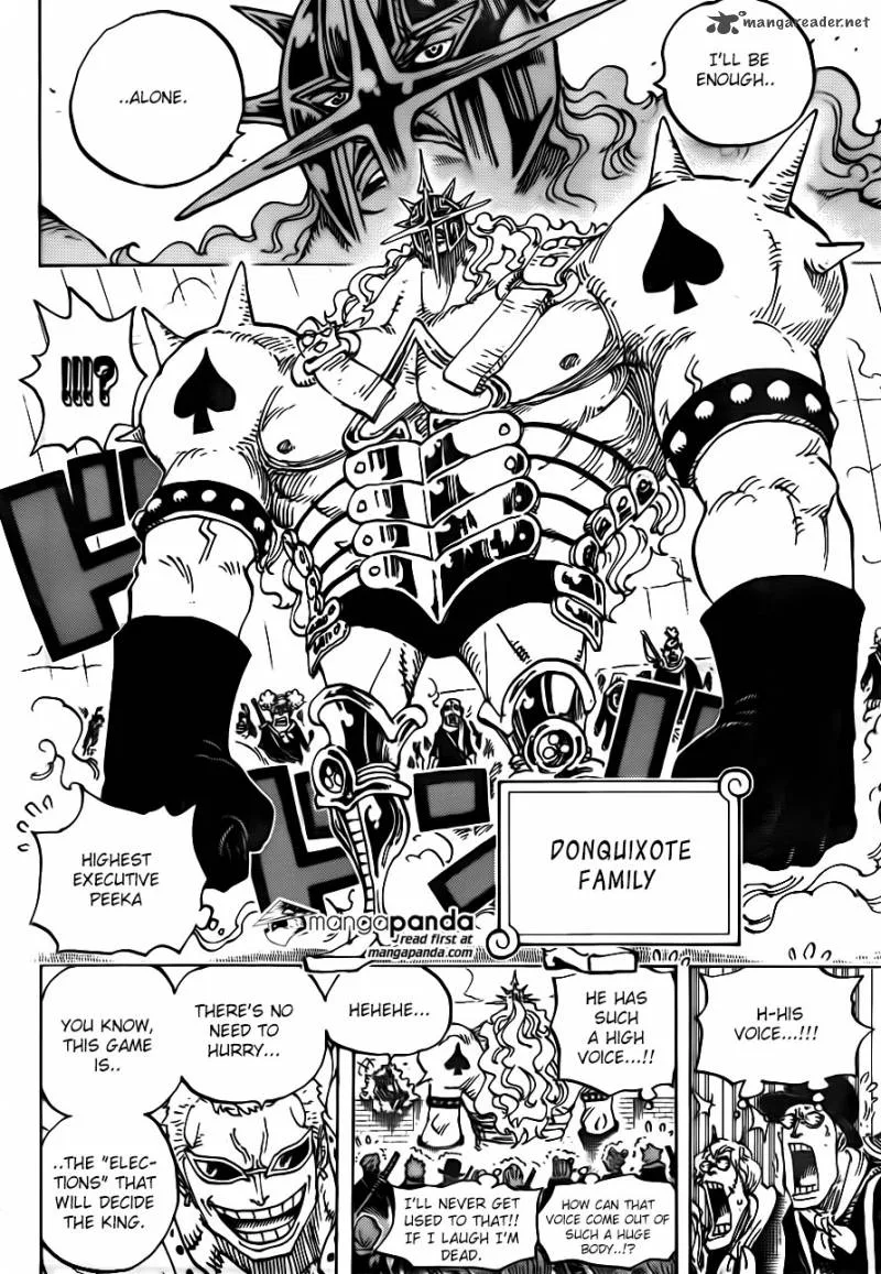 One Piece Chapter 747: Highest Executive Peeka – Page 9
