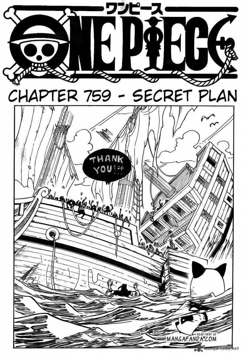 One Piece Chapter 759: Secret Plan – Page 2