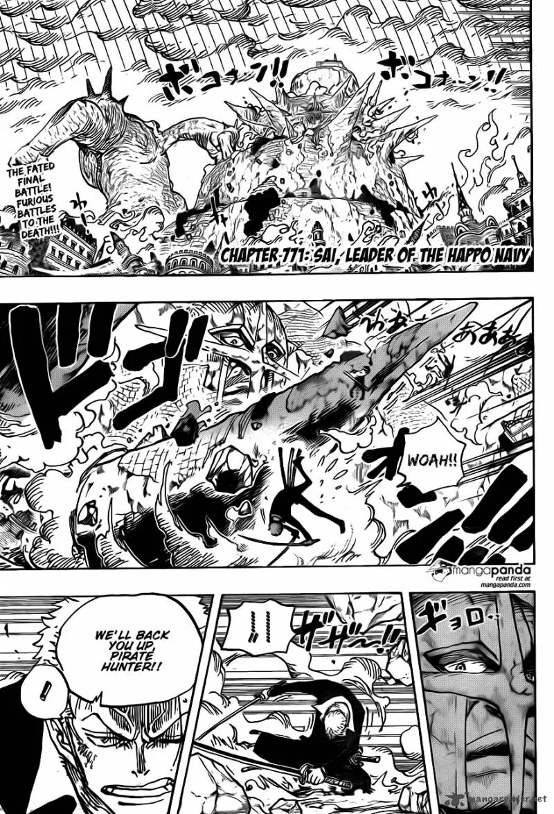 One Piece Chapter 771: Sai, Leader of the Happo Navy – Page 4