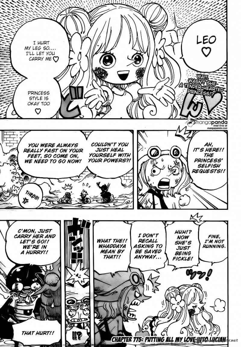 One Piece Chapter 775: Putting all my love into Lucian – Page 3