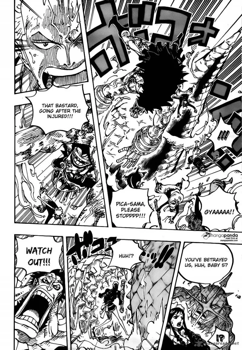 One Piece Chapter 777: Zoro vs Pica – Page 12