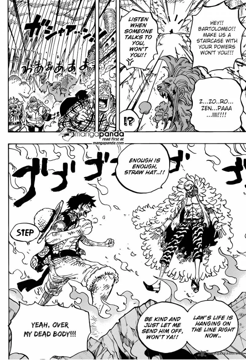 One Piece Chapter 783: You're in the way! – Page 8