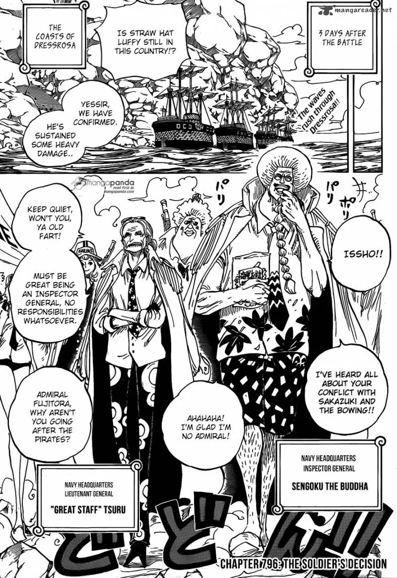 One Piece Chapter 796: The Soldier's Decision – Page 3