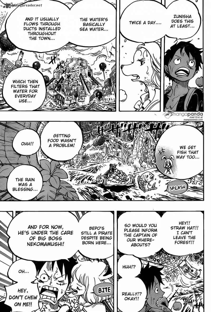 One Piece Chapter 806: At the Fort on the Right Belly – Page 5