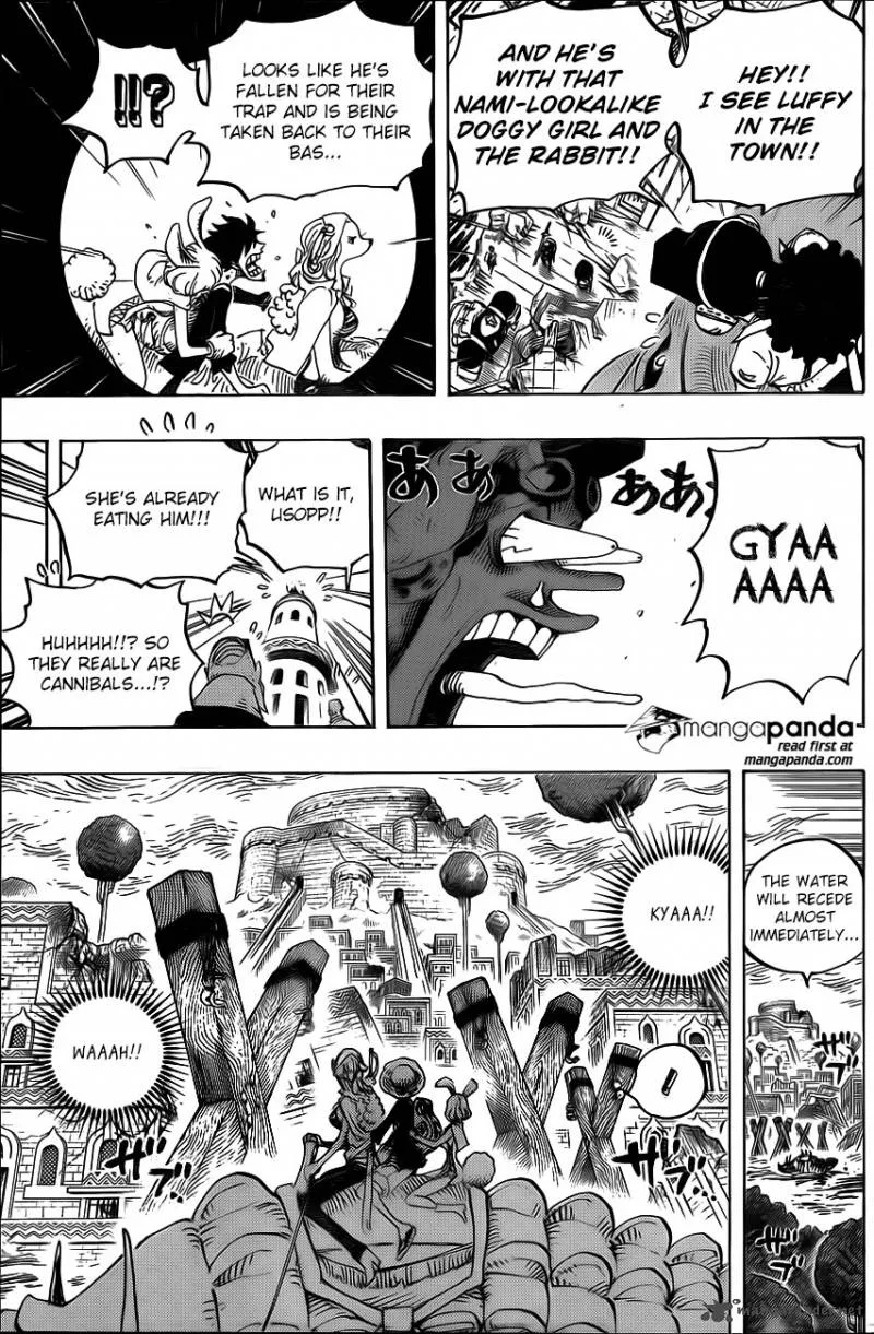 One Piece Chapter 806: At the Fort on the Right Belly – Page 7