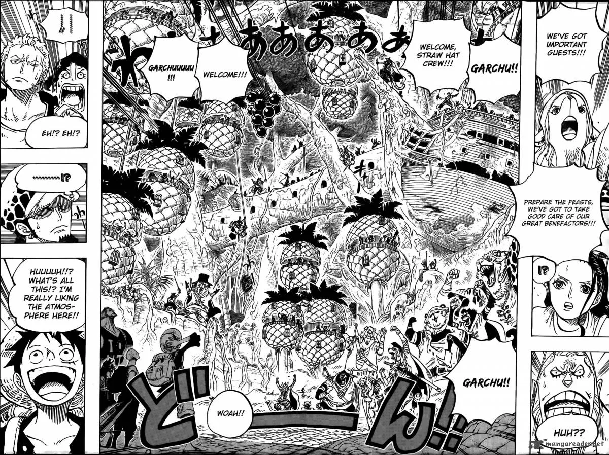 One Piece Chapter 806: At the Fort on the Right Belly – Page 14