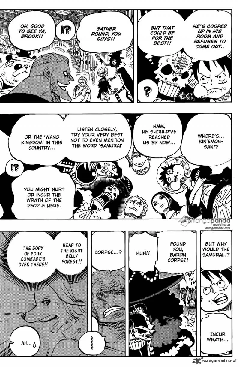 One Piece Chapter 807: 10 Days Ago – Page 4
