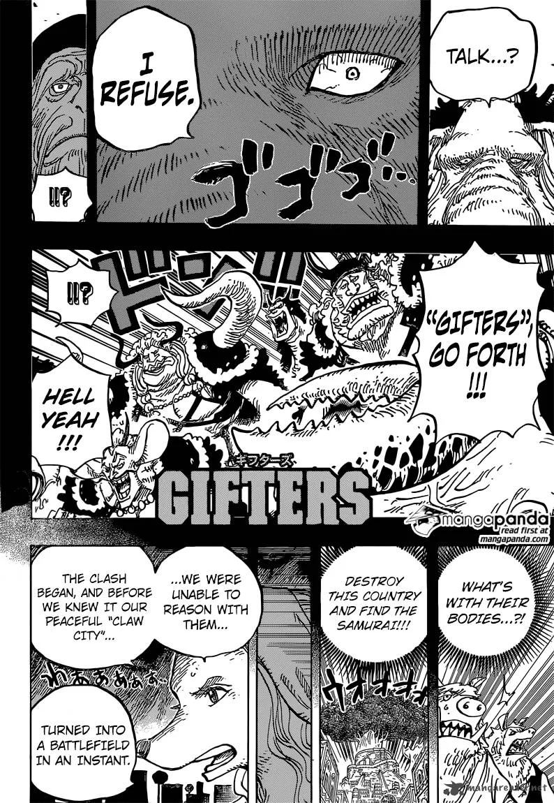 One Piece Chapter 808: Duke Inuarashi – Page 11