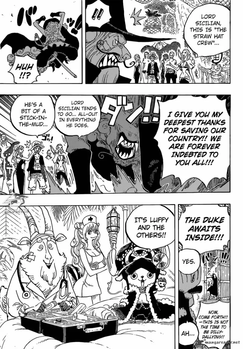 One Piece Chapter 808: Duke Inuarashi – Page 16