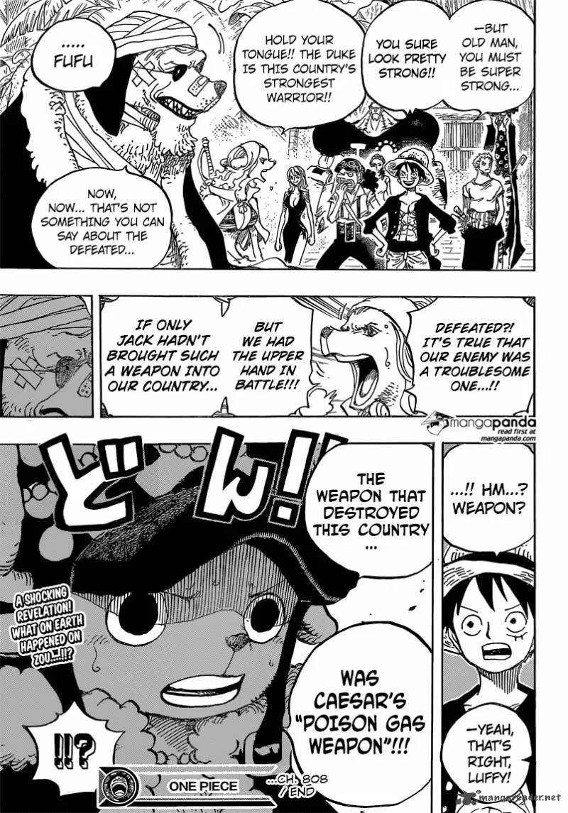 One Piece Chapter 808: Duke Inuarashi – Page 18