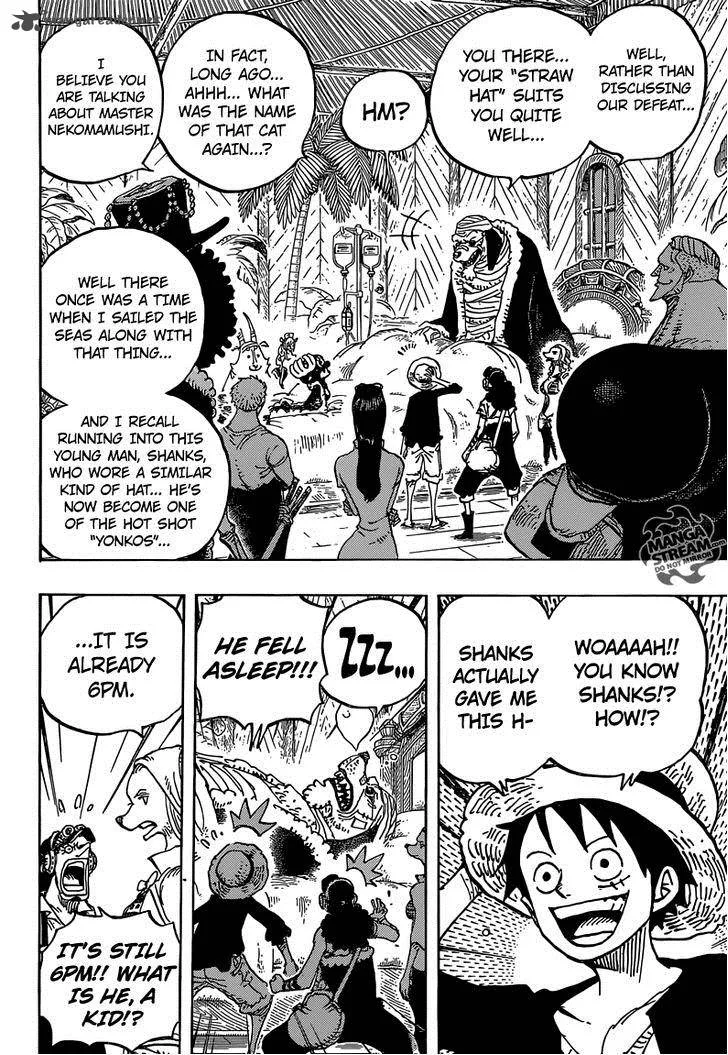 One Piece Chapter 809: Master Nekomamushi – Page 6