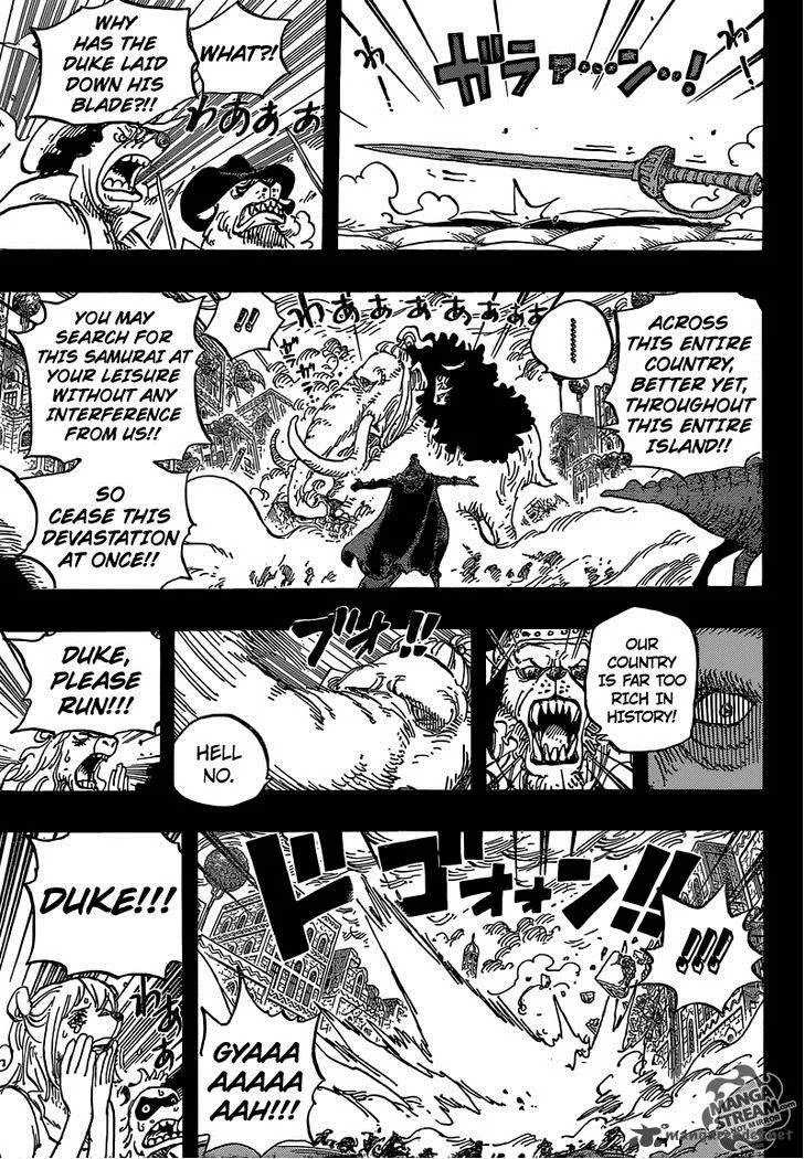 One Piece Chapter 809: Master Nekomamushi – Page 12