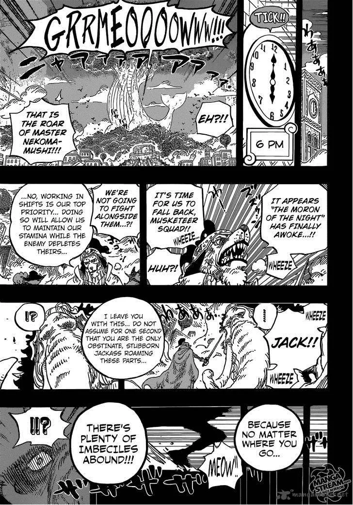 One Piece Chapter 809: Master Nekomamushi – Page 16