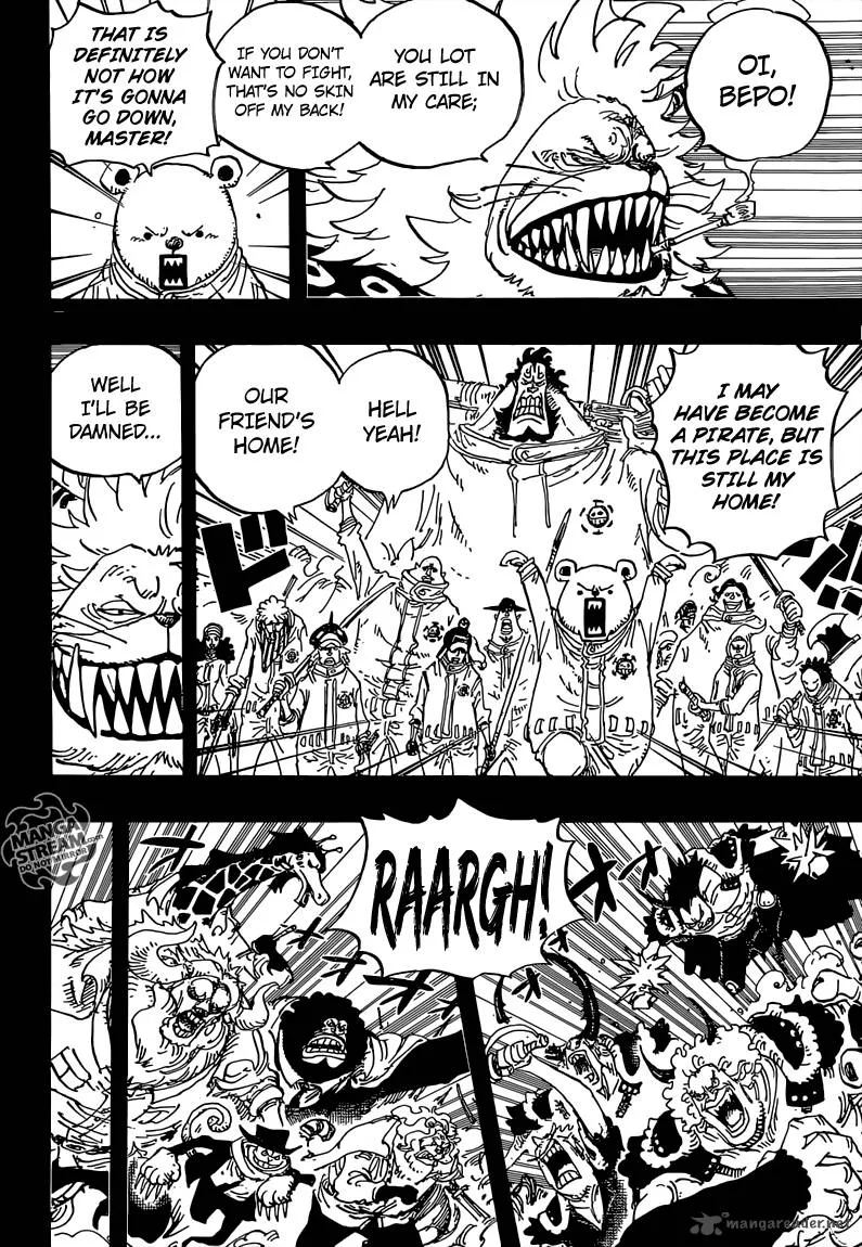 One Piece Chapter 810: The Curly Hat Pirates Arrive – Page 6