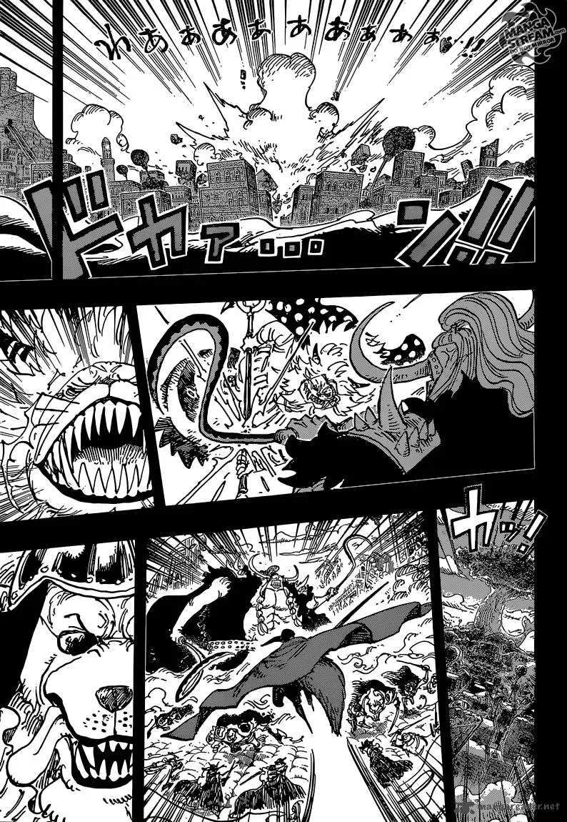 One Piece Chapter 810: The Curly Hat Pirates Arrive – Page 7