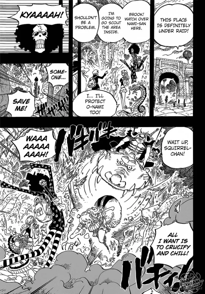One Piece Chapter 810: The Curly Hat Pirates Arrive – Page 15